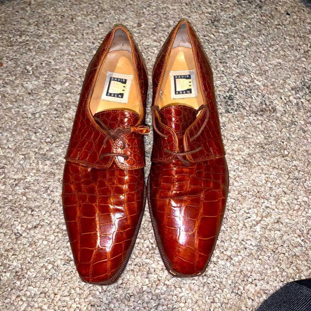 David Eden Crocodile Shoes